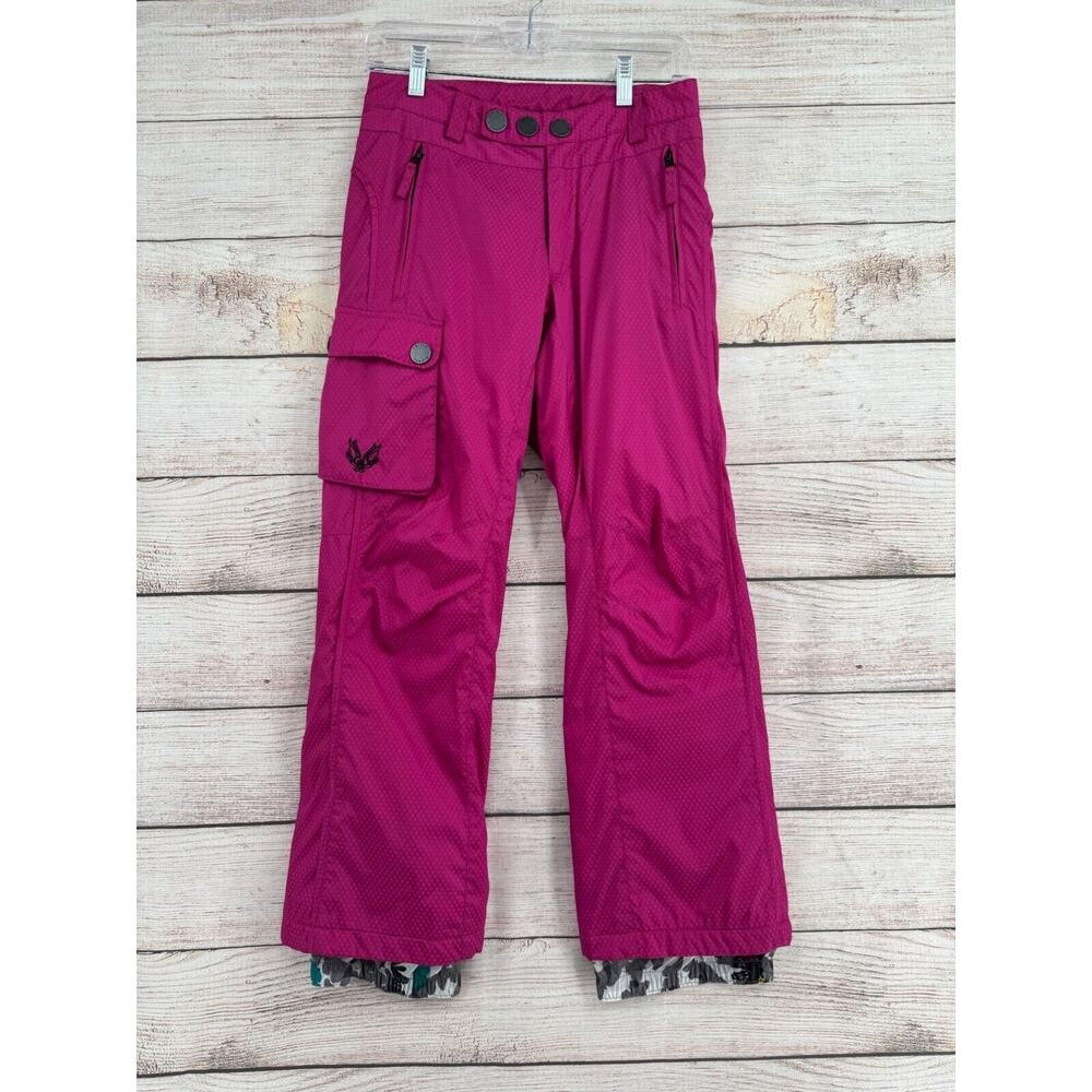 Five Fifty Five Cargo Snowboard Pants‎ Youth Girl's Size 12 Magenta/Pink
